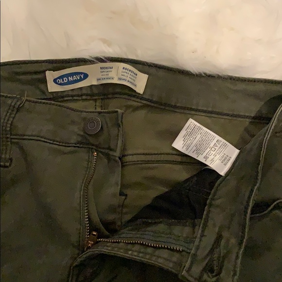 *LIKE NEW* Army green joggers w/side pockets - Picture 5 of 8